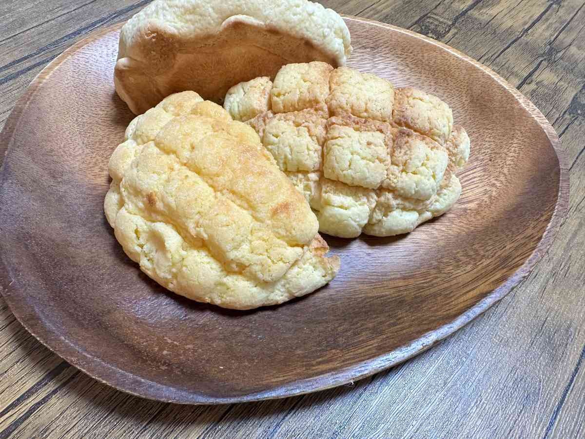 焼いたメロンパン